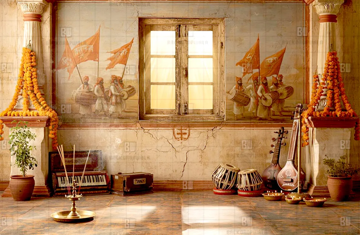 A studio set at Zenda Studio